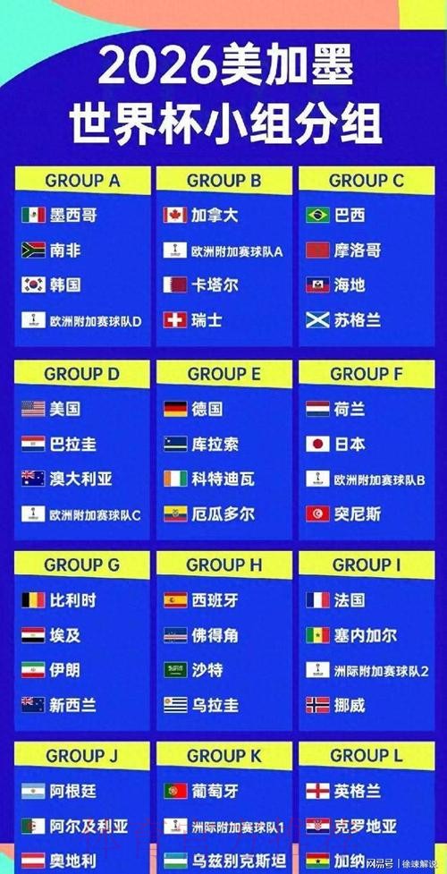2026美加墨世界杯球队名单哪里可以看